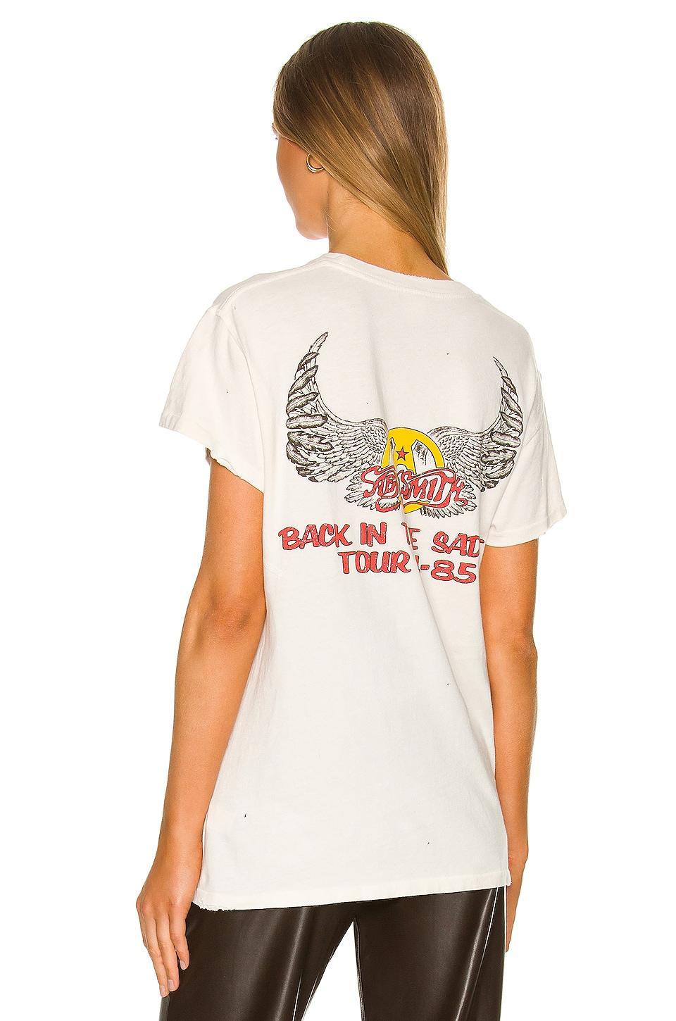 Aerosmith Tee in White Madeworn Product Image