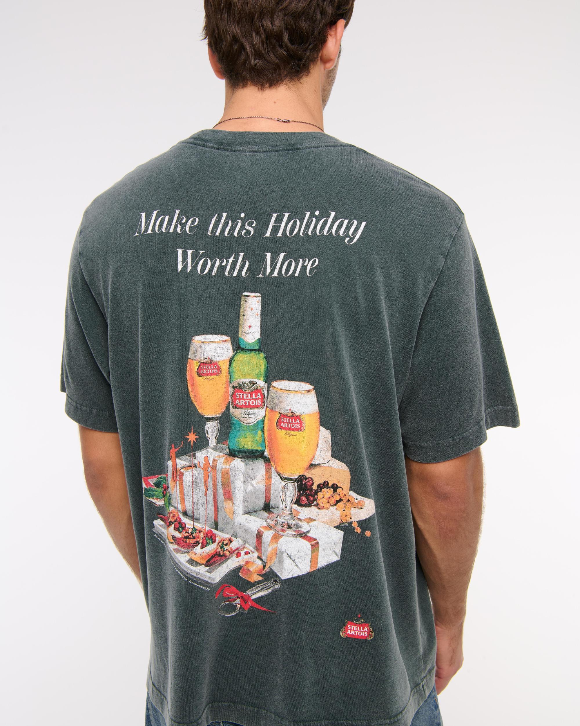 Pabst Blue Ribbon Vintage-Inspired Graphic Tee Product Image