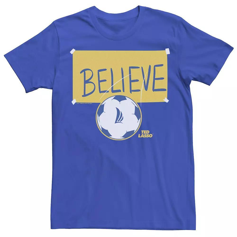 Men's Ted Lasso Believe Soccerball Chalk Sketch Tee,  Product Image