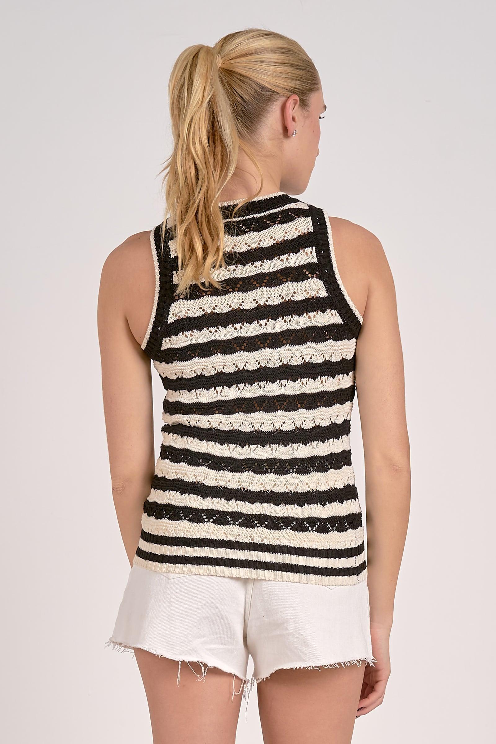 High Neck Sleeveless Top Product Image