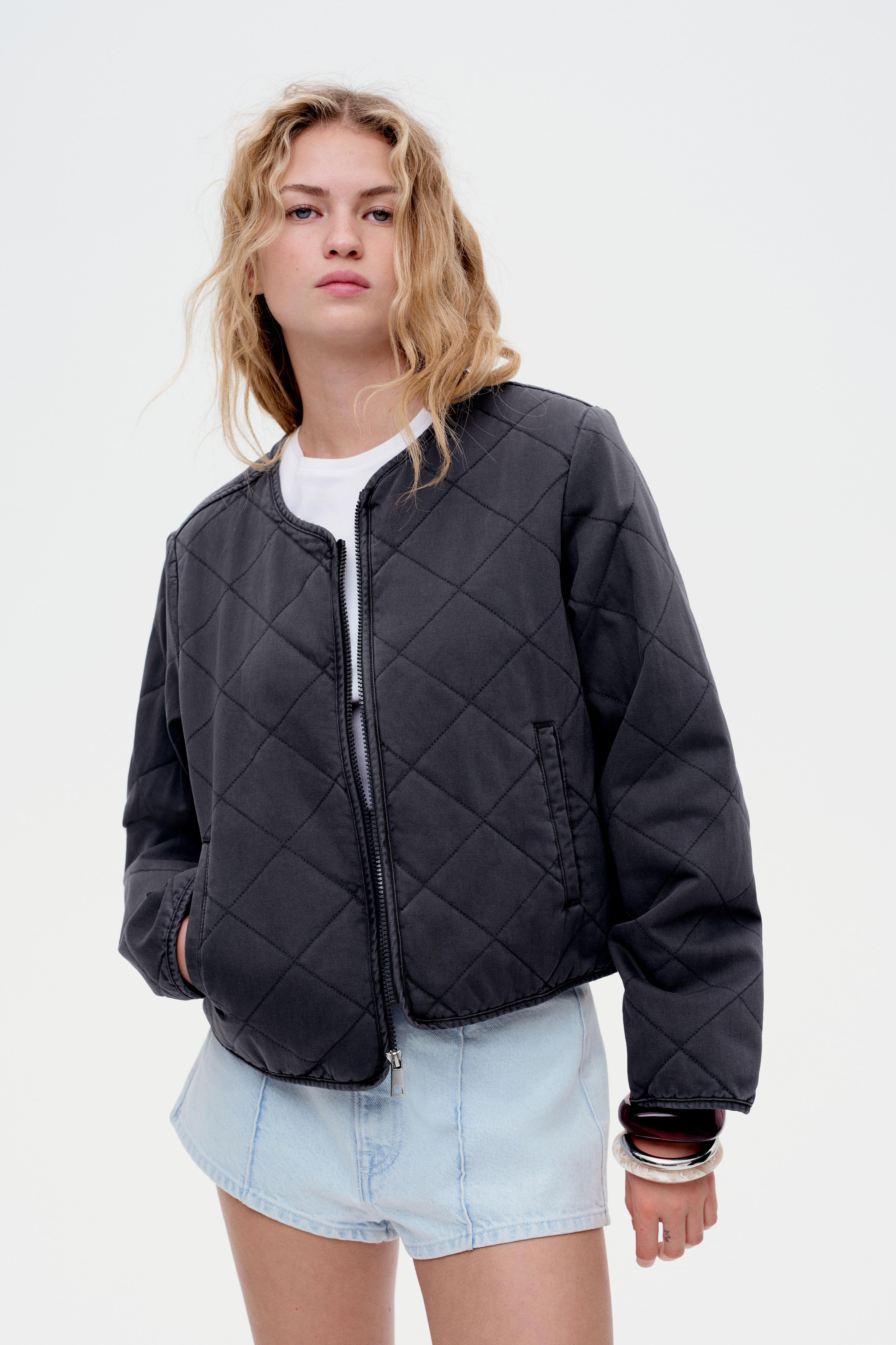 Quilted cotton jacket Product Image