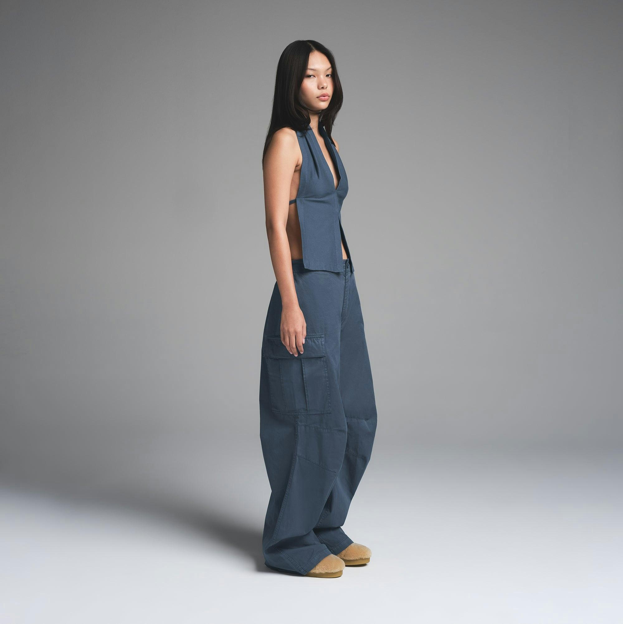 OUTDOOR WOVEN CARGO PANT | INDIGO Product Image