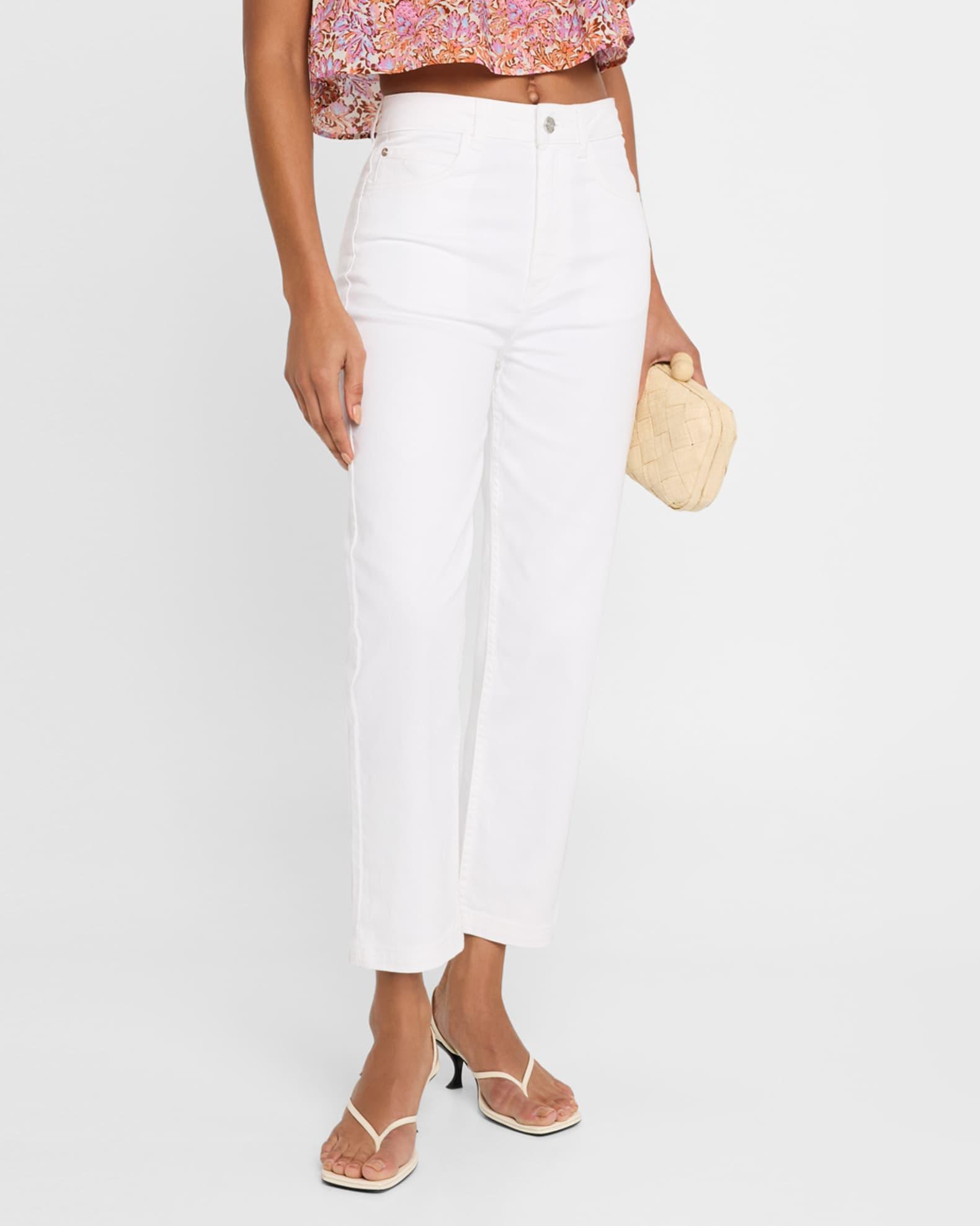 Cropped Straight-Leg Pants Product Image