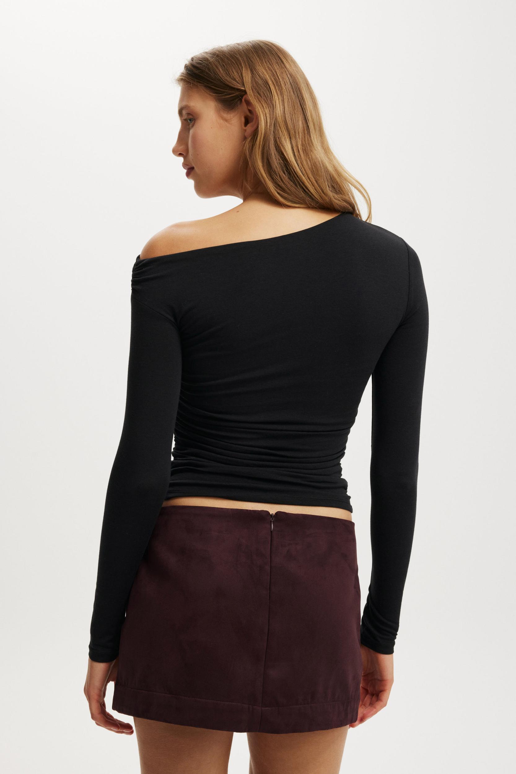 Nikki Gathered Long Sleeve Top Product Image