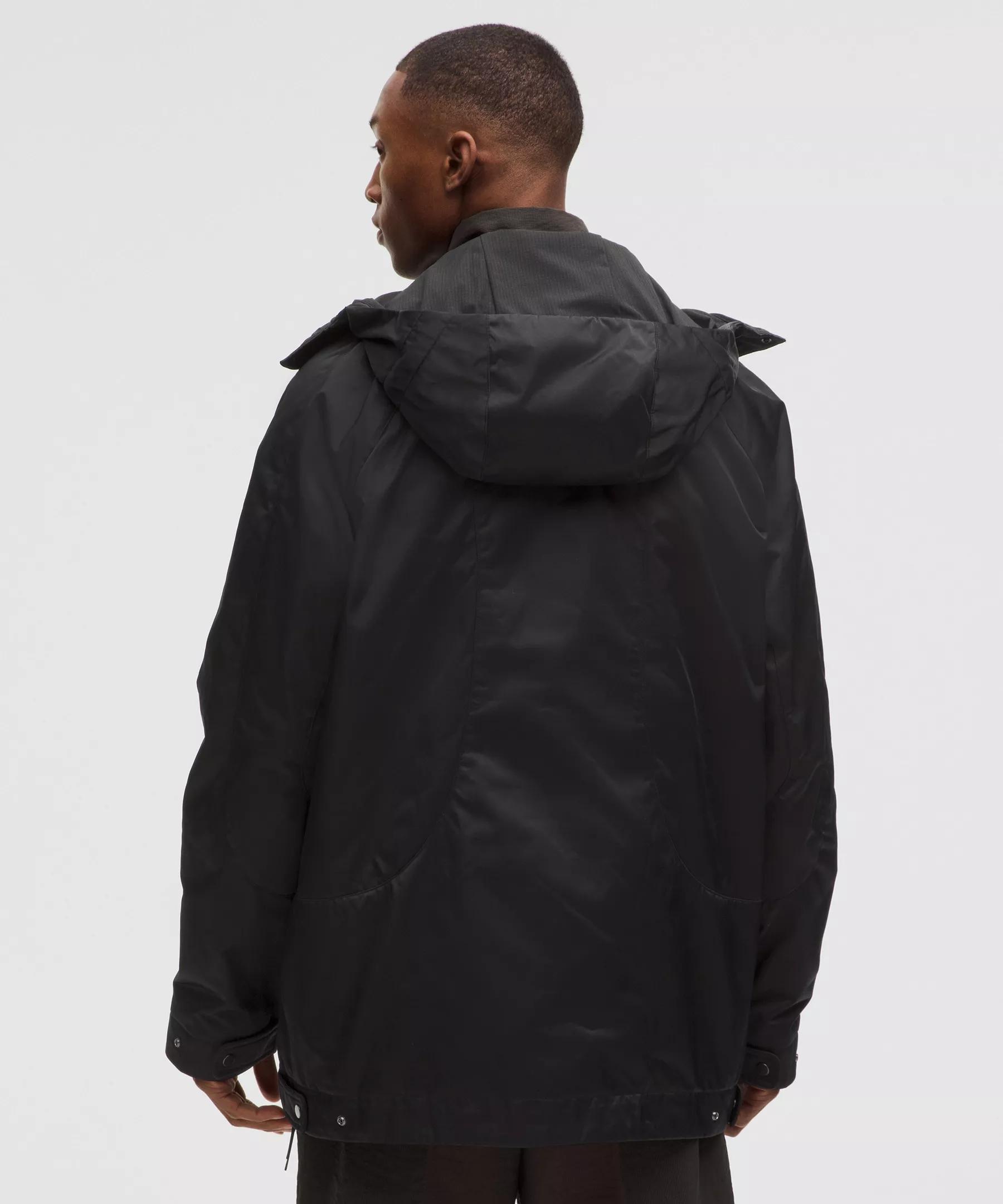 Taffeta Removable-Hood Collared Jacket *SLNSH Collection Product Image