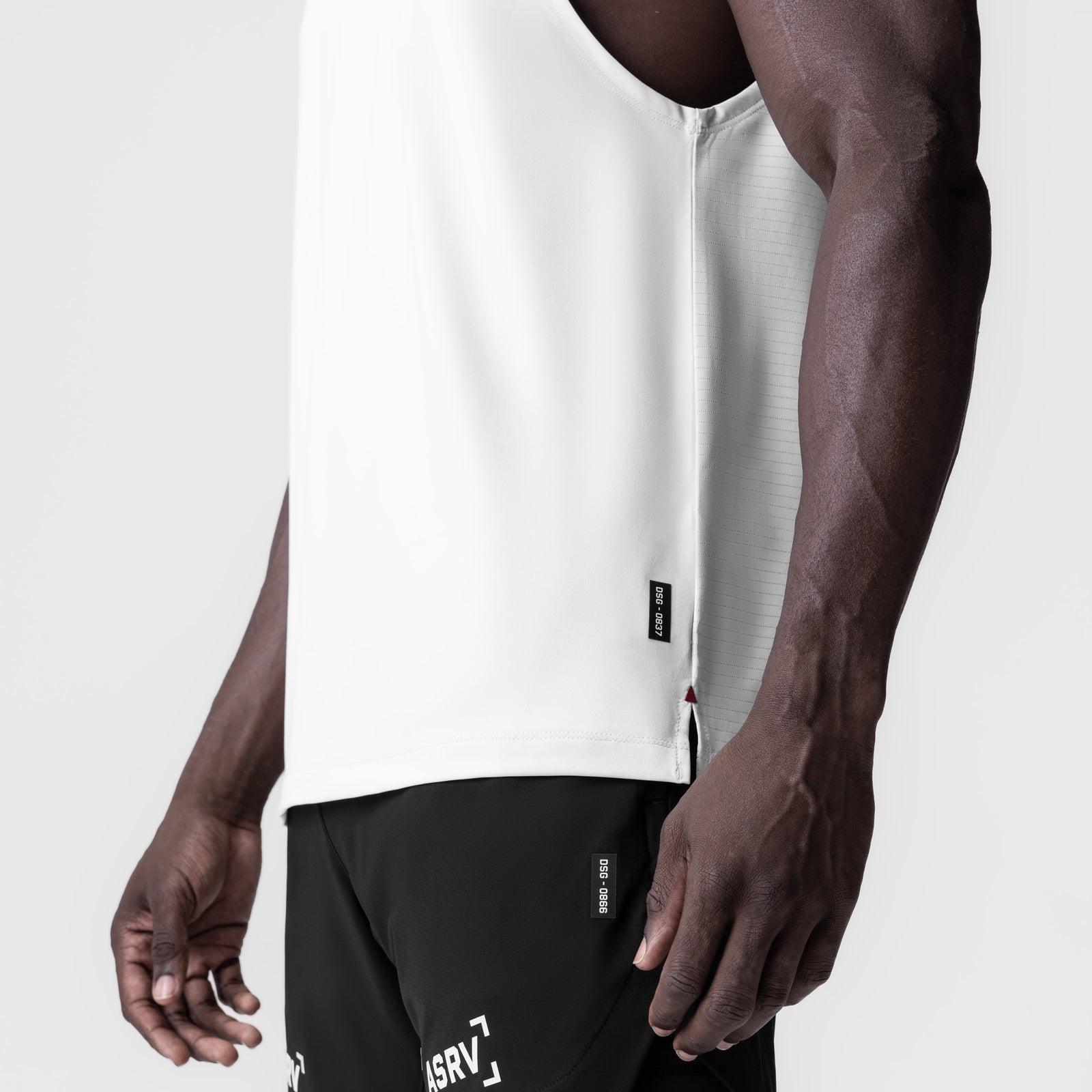 0837. 3D-Lite® 2.0 Lycra® Muscle Tank - White "RP" Product Image
