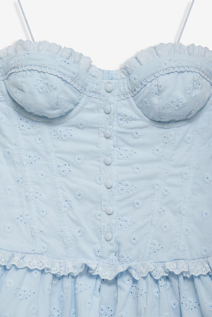 Marlowe Mini Dress — Blue Product Image