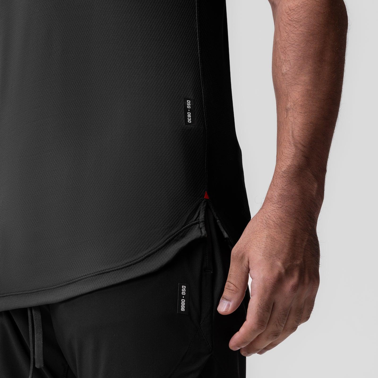 0830. AeroSilver® Tank Top - Black "OTWR" Product Image