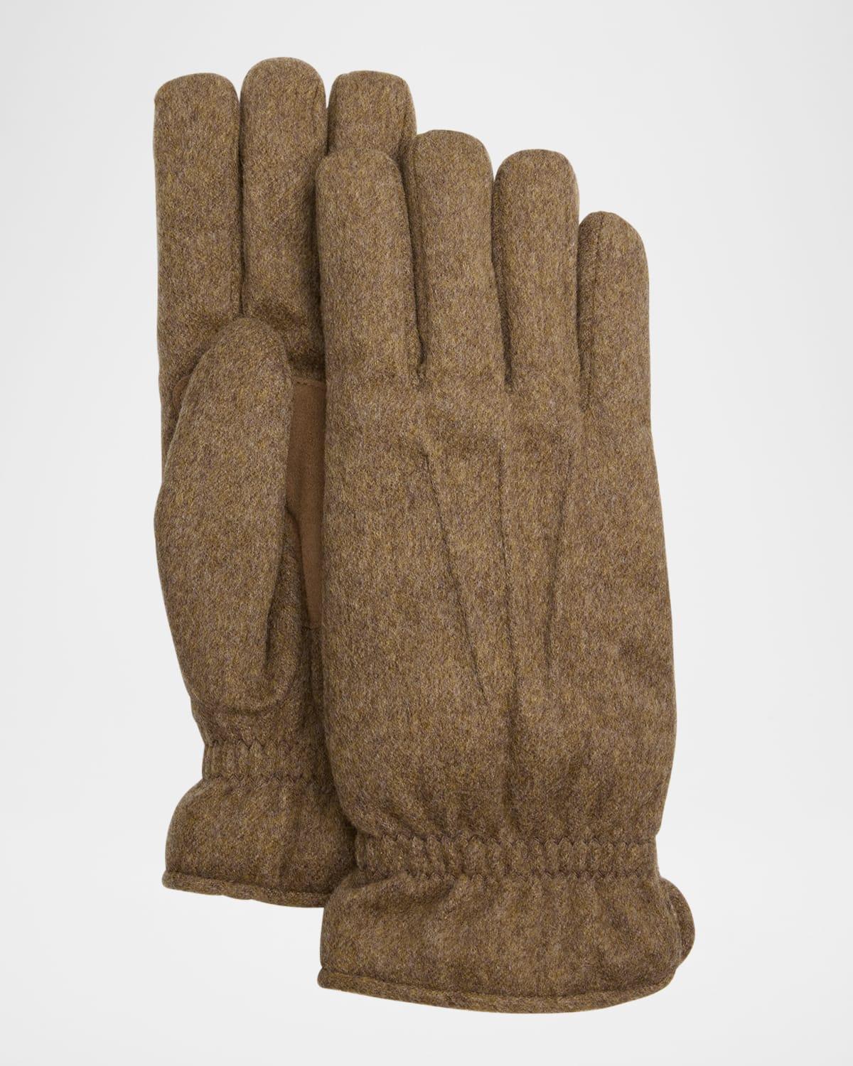 Mens Ashford Cashmere and Suede Gloves Product Image