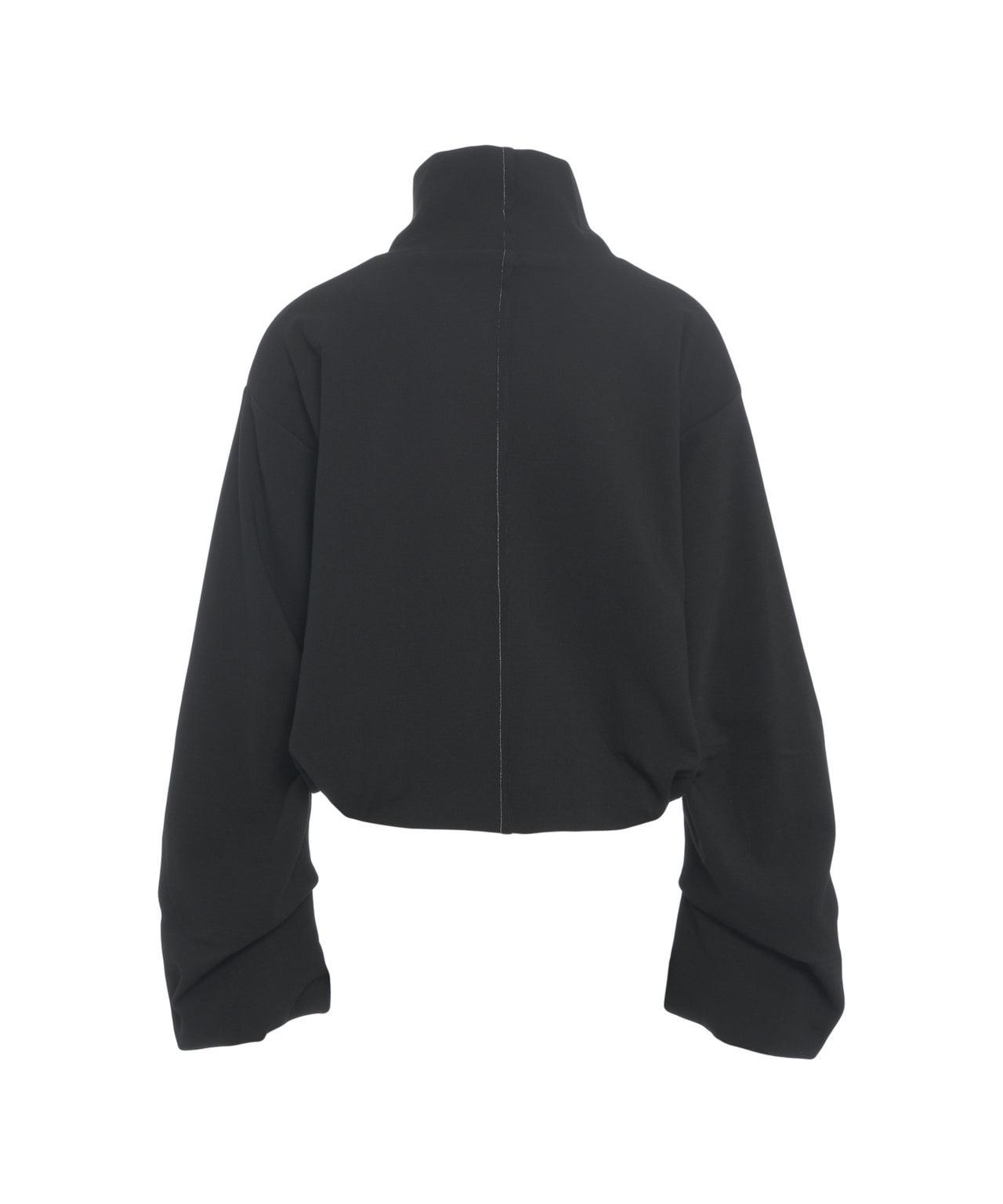 Cropped sweatshirt with zip Product Image