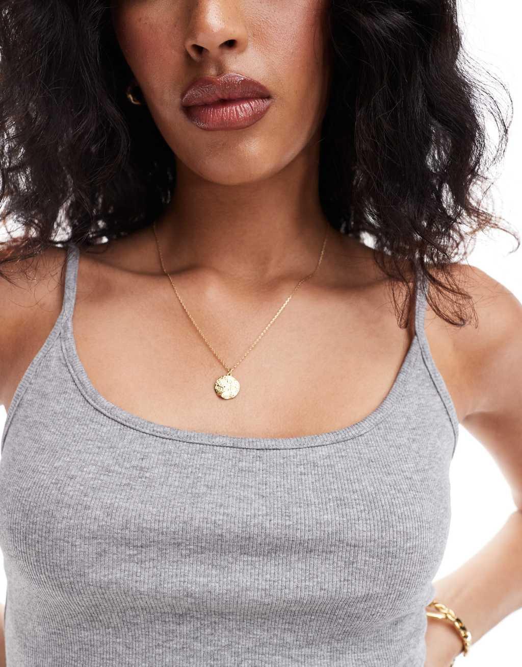 Mango ribbed cami top in gray Product Image