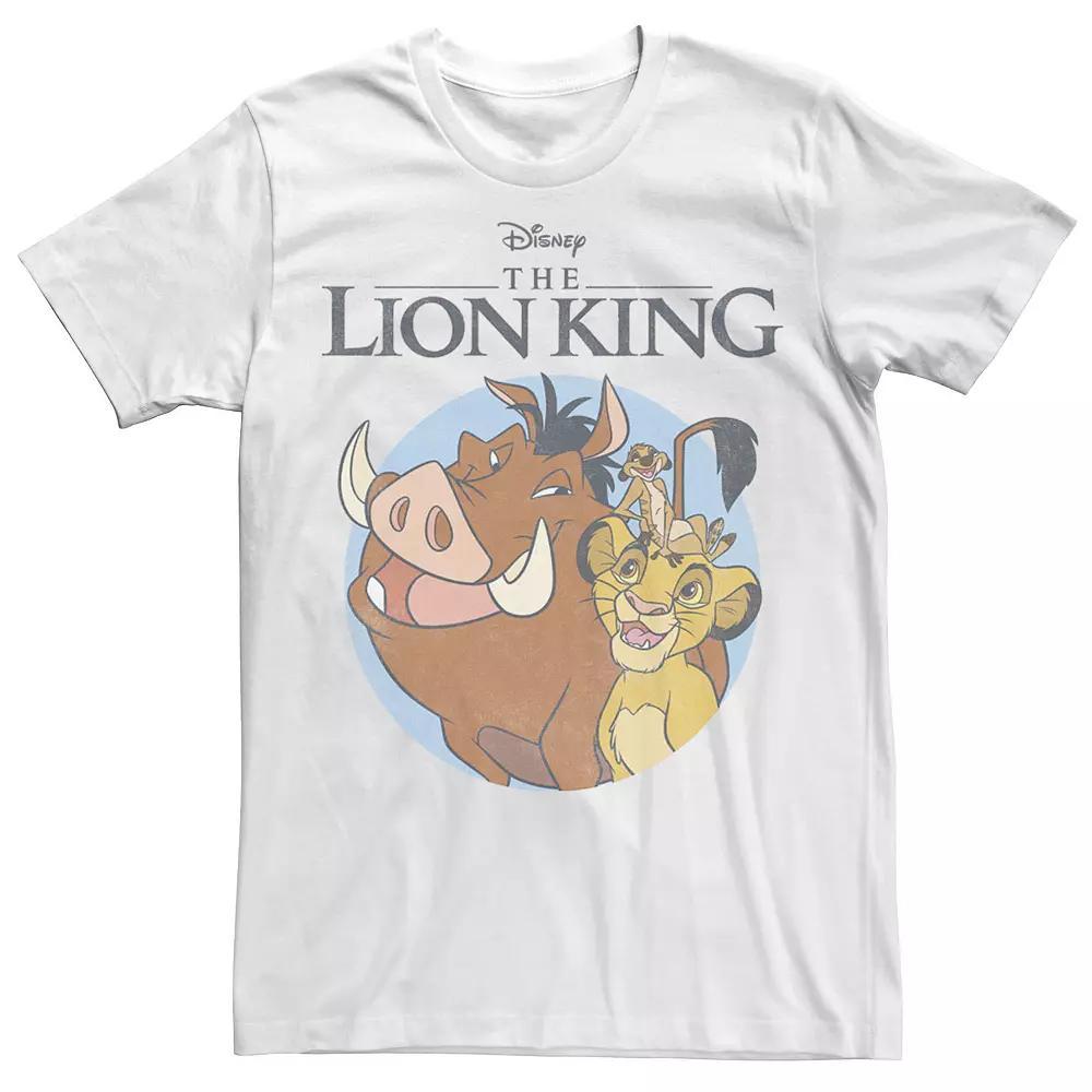 Big & Tall Disney The Lion King Timon Pumbaa & Simba Portrait Logo Tee, Men's,  Product Image