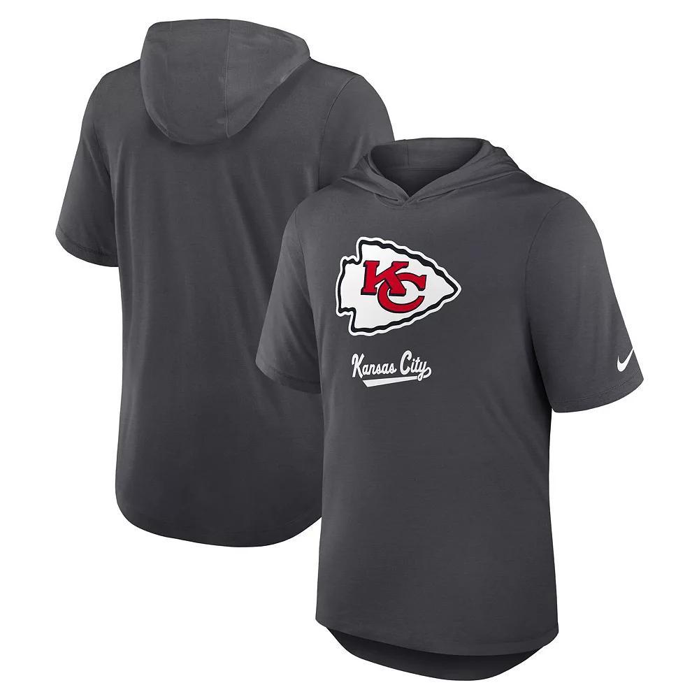 Kansas City Chiefs Nike Mens Dri-FIT NFL Hooded T-Shirt | 03NB06F7G-2B7 Product Image