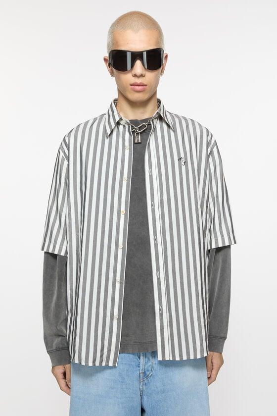 Stripe button-up shirt Product Image