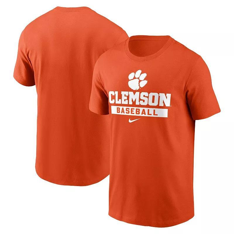 Men's Nike Orange Clemson Tigers Baseball T-Shirt, Size: XL Product Image