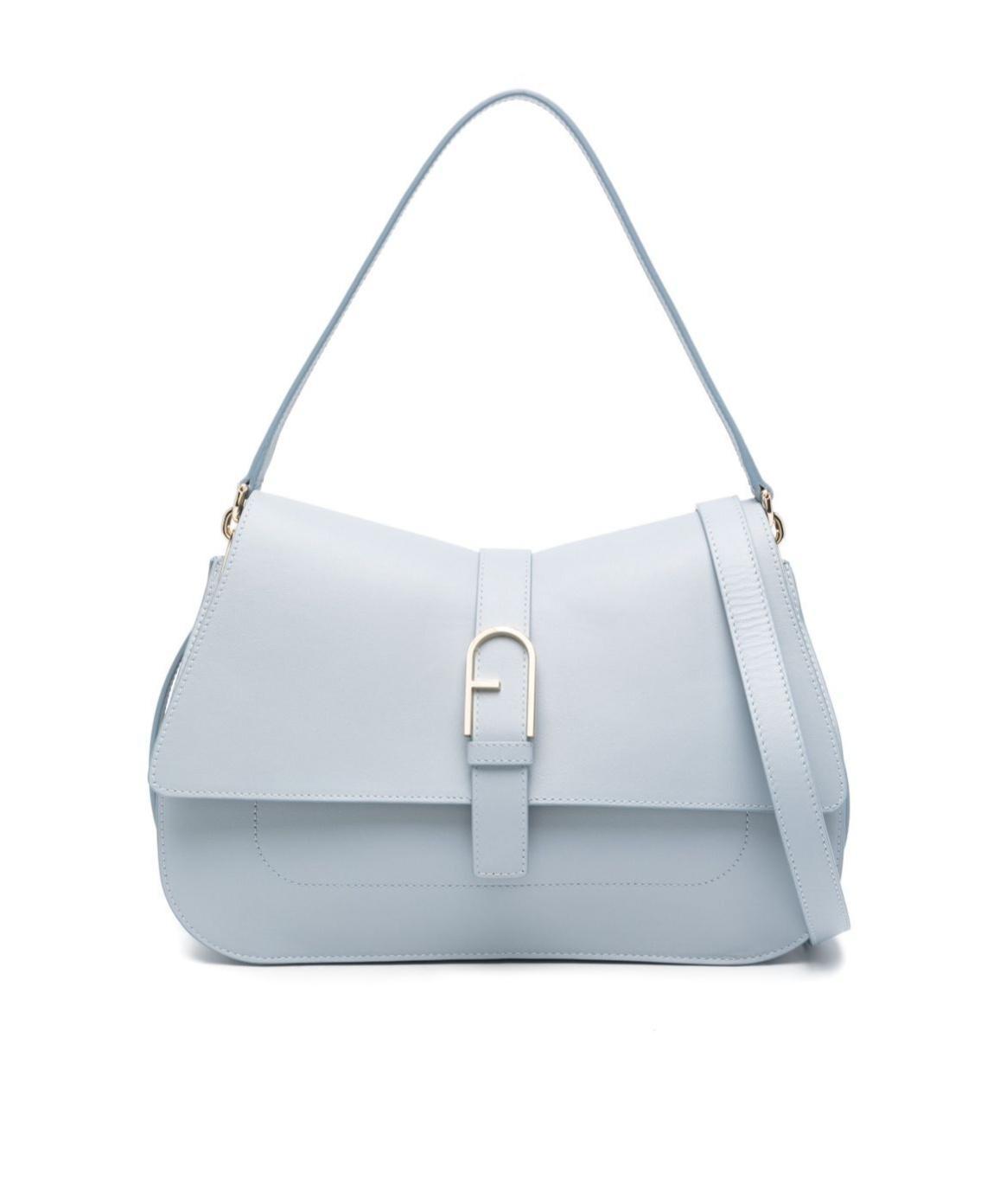 FURLA Flow L Top Handle Bag Bags In Grey Product Image