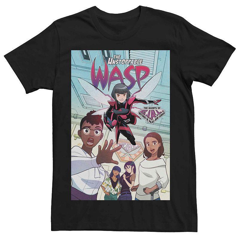 Men's Marvel's Unstoppable Wasp #1 Comic Cover Tee, Size: XL, Black Product Image