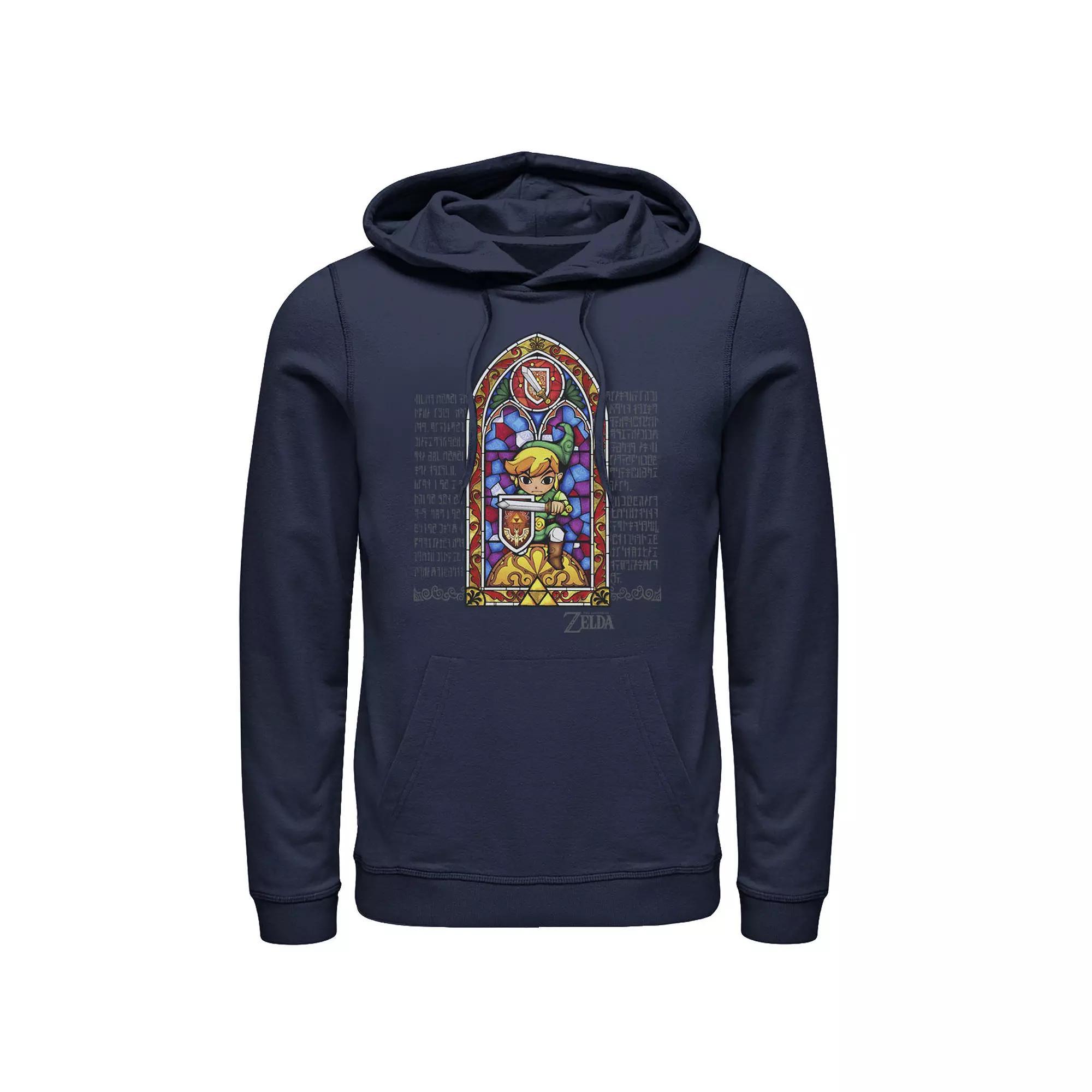 Men's Nintendo The Legend of Zelda Stained Glass Protector Hoodie,  Product Image