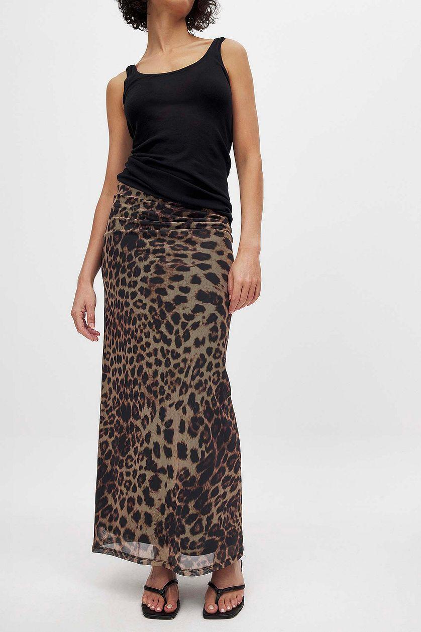 Mesh Low Waist Maxi Skirt Product Image