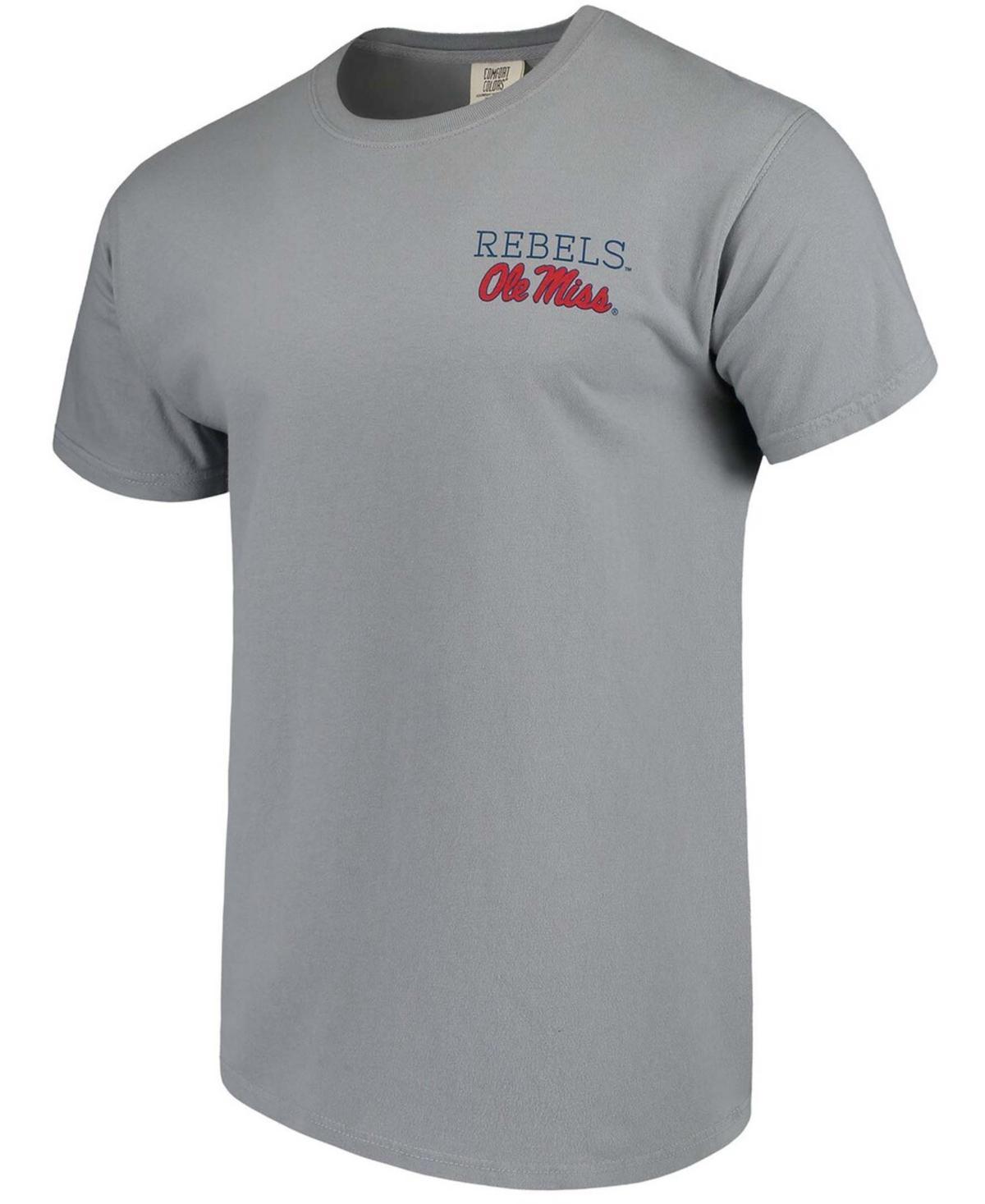 Mens Gray Ole Miss Rebels Comfort Colors Campus Scenery T-Shirt Product Image