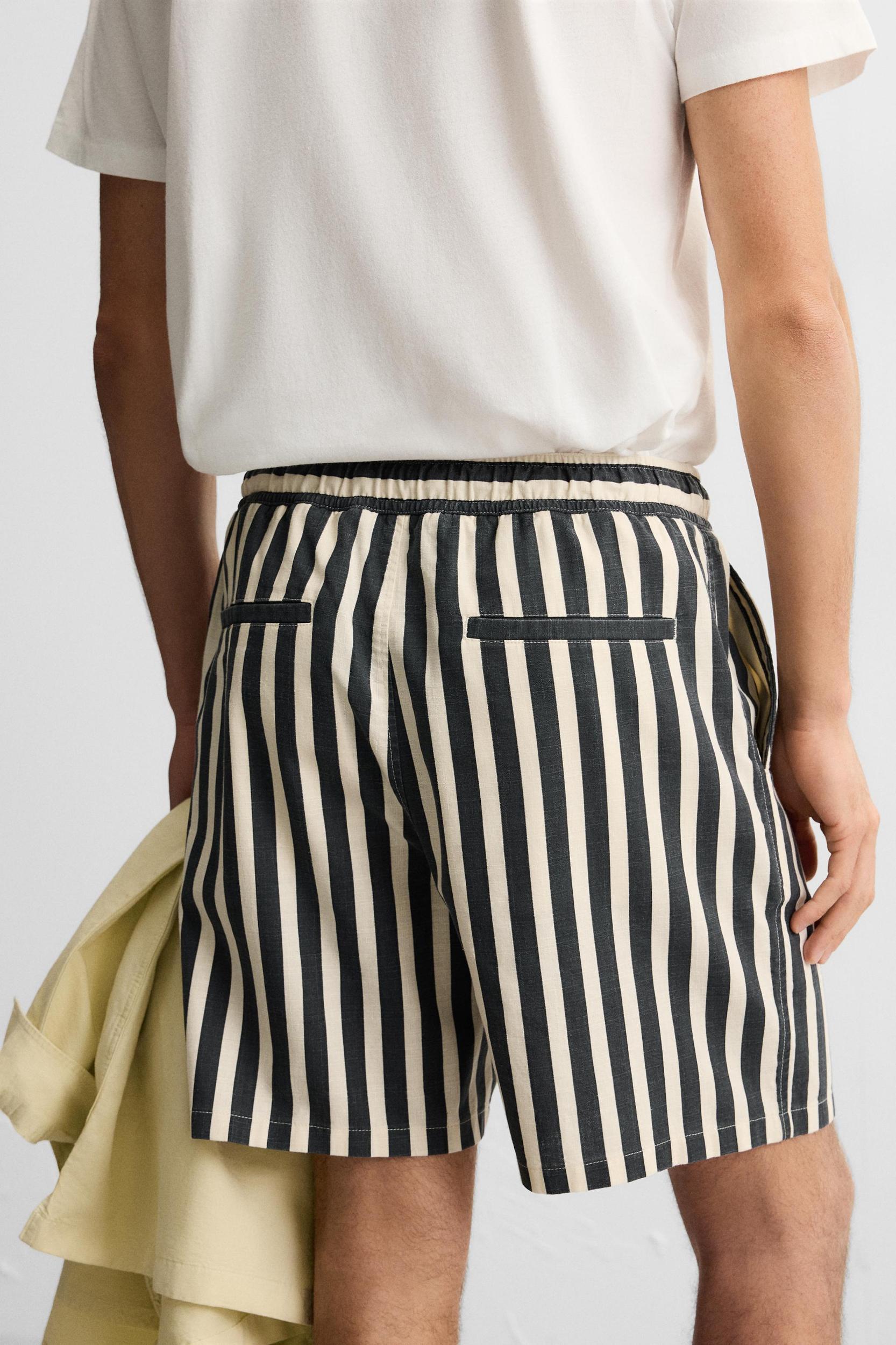 JACQUARD TEXTURED SHORTS Product Image