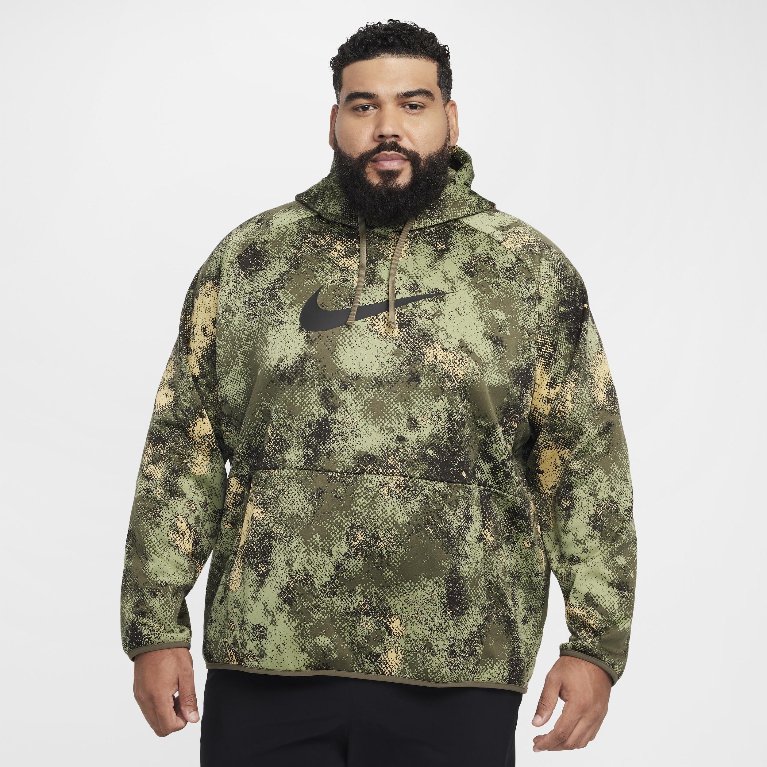 Nike Men's Camo Therma-FIT Versatile Pullover Hoodie Product Image