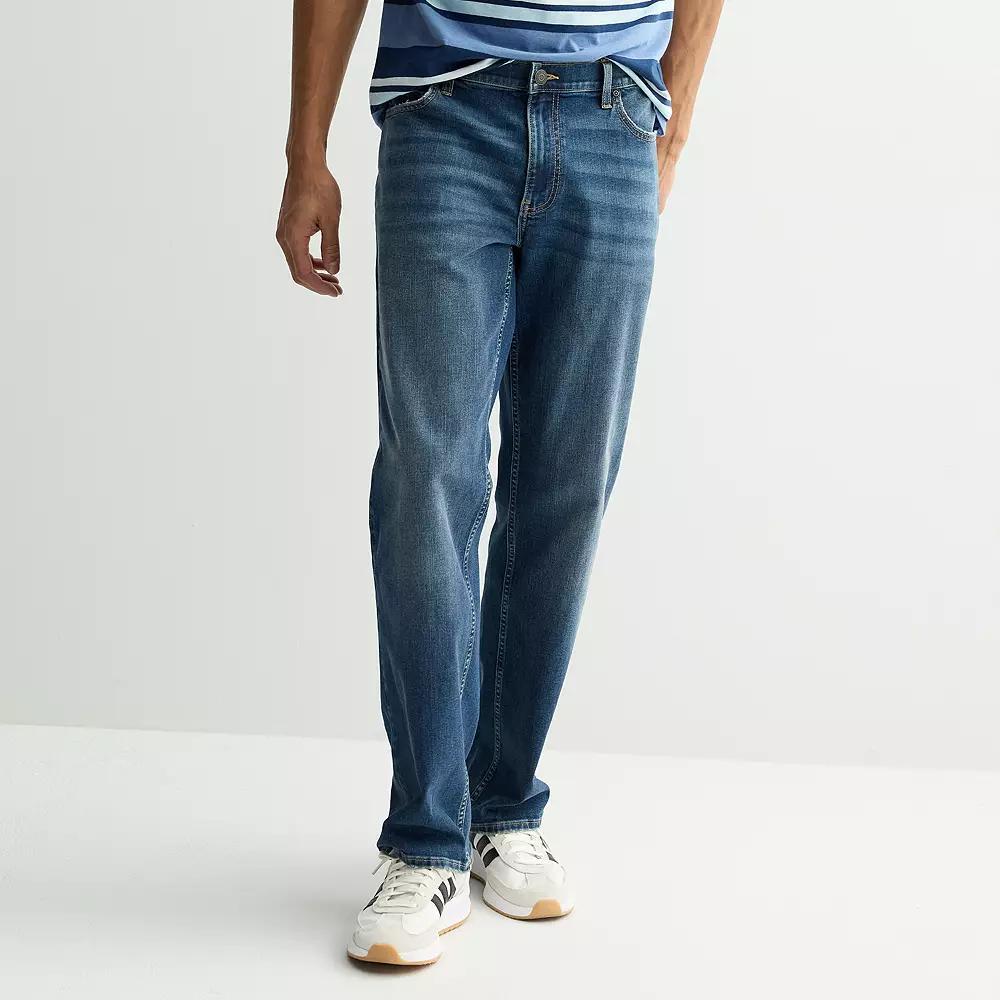 Men's Sonoma Goods For Life® Everyday Relaxed Straight Fit Jeans,  Product Image