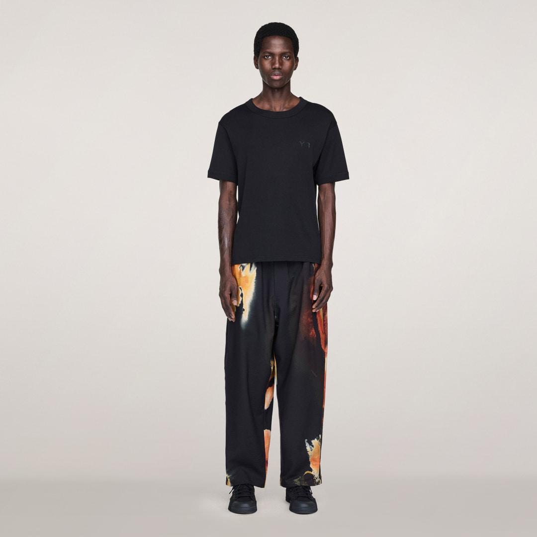 adidas Y-3 AOP Sport Uniform Track Pants Black M Mens Product Image