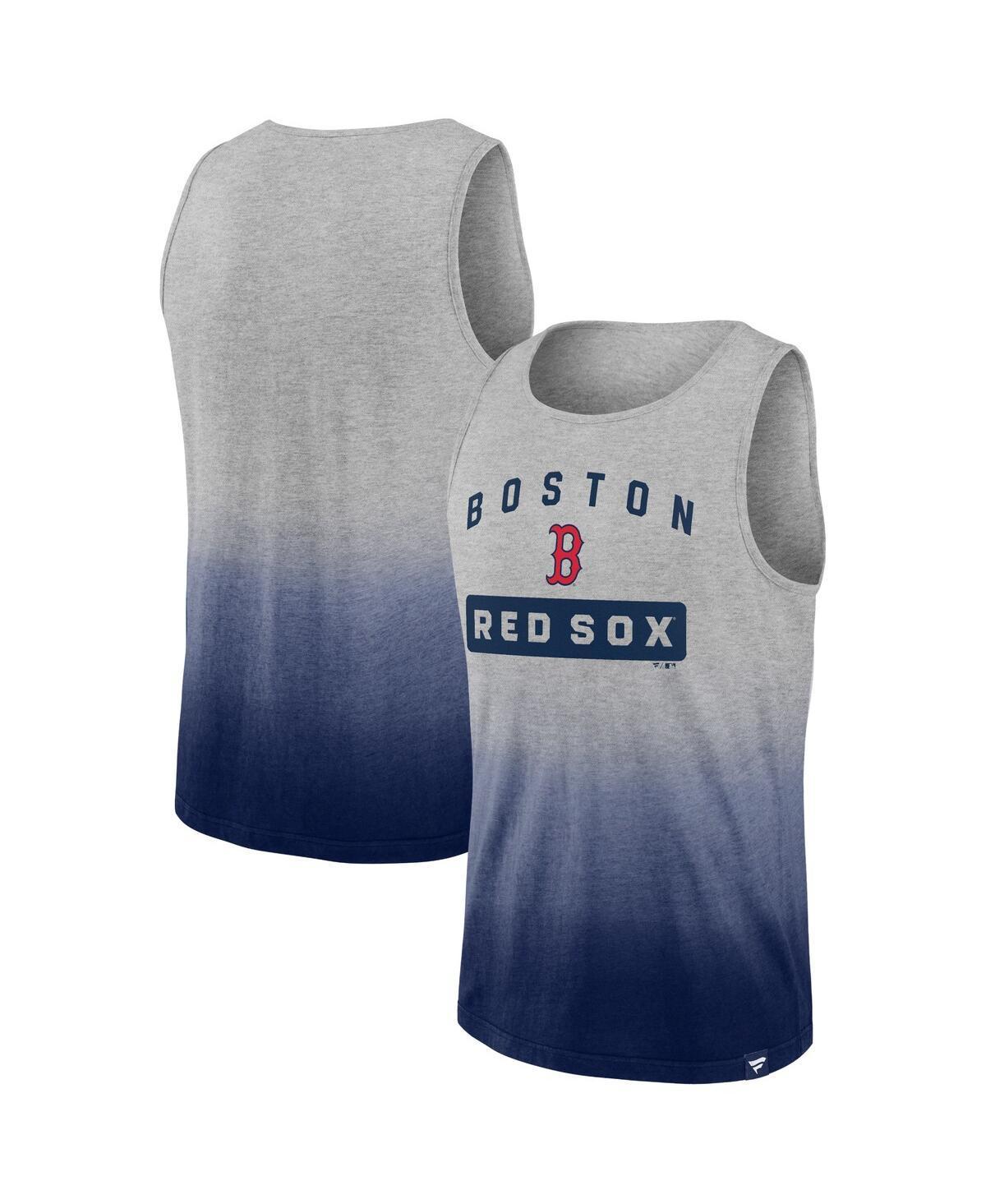 Mens Fanatics Branded Gray/Navy Boston Red Sox Our Year Tank Top Product Image