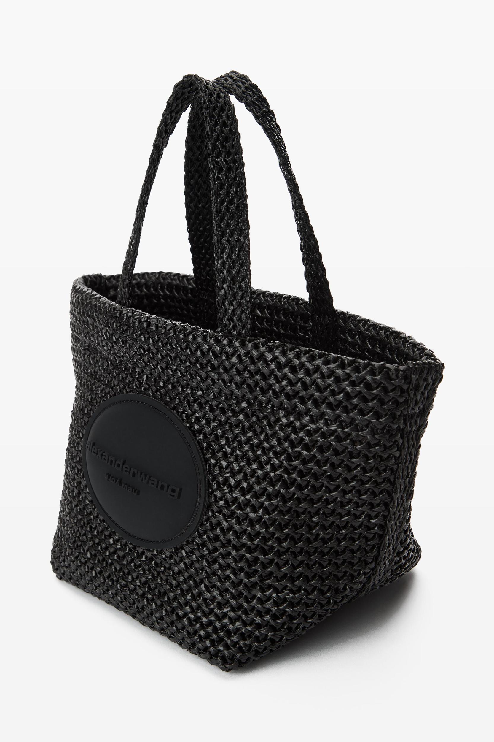 Punch Small Tote Bag In Raffia Product Image