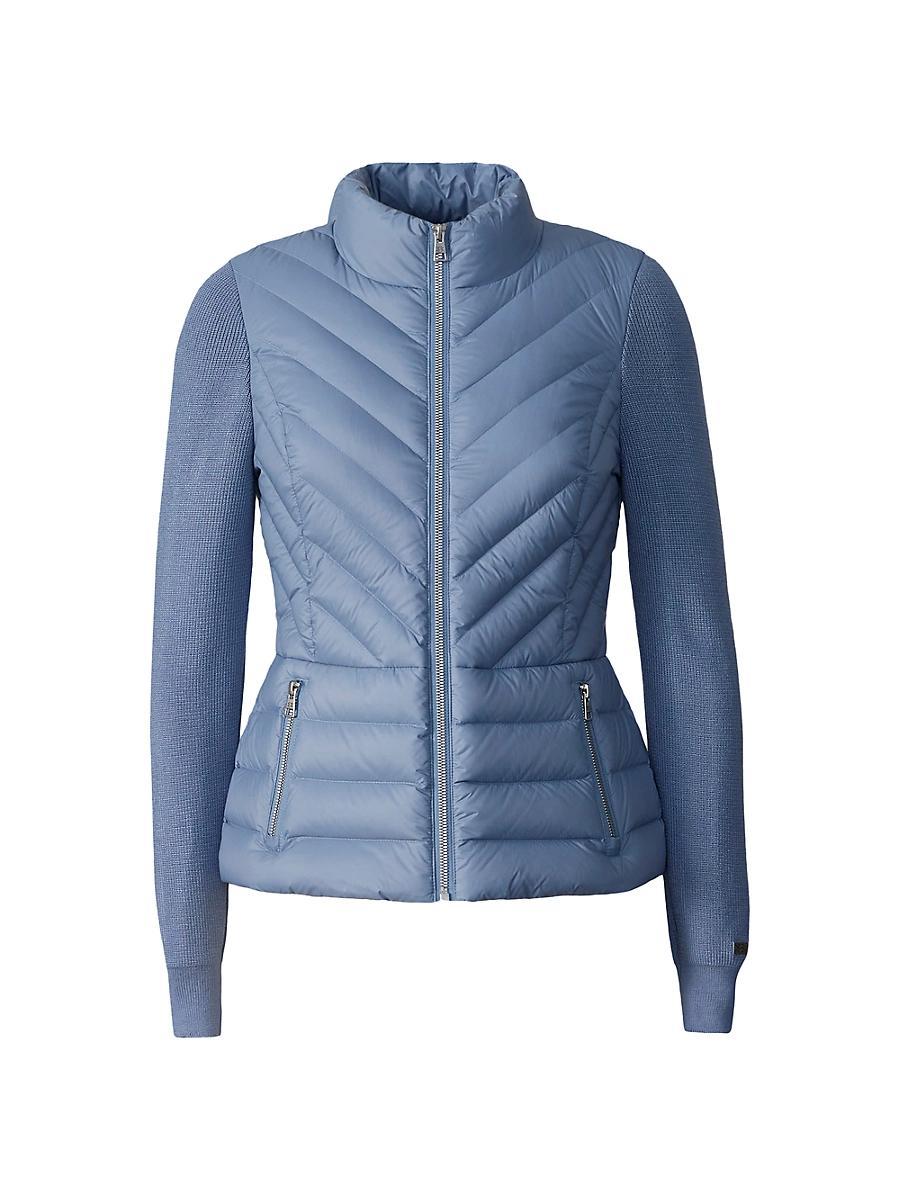 Womens Bexley Mixed Media Puffer Jacket Product Image