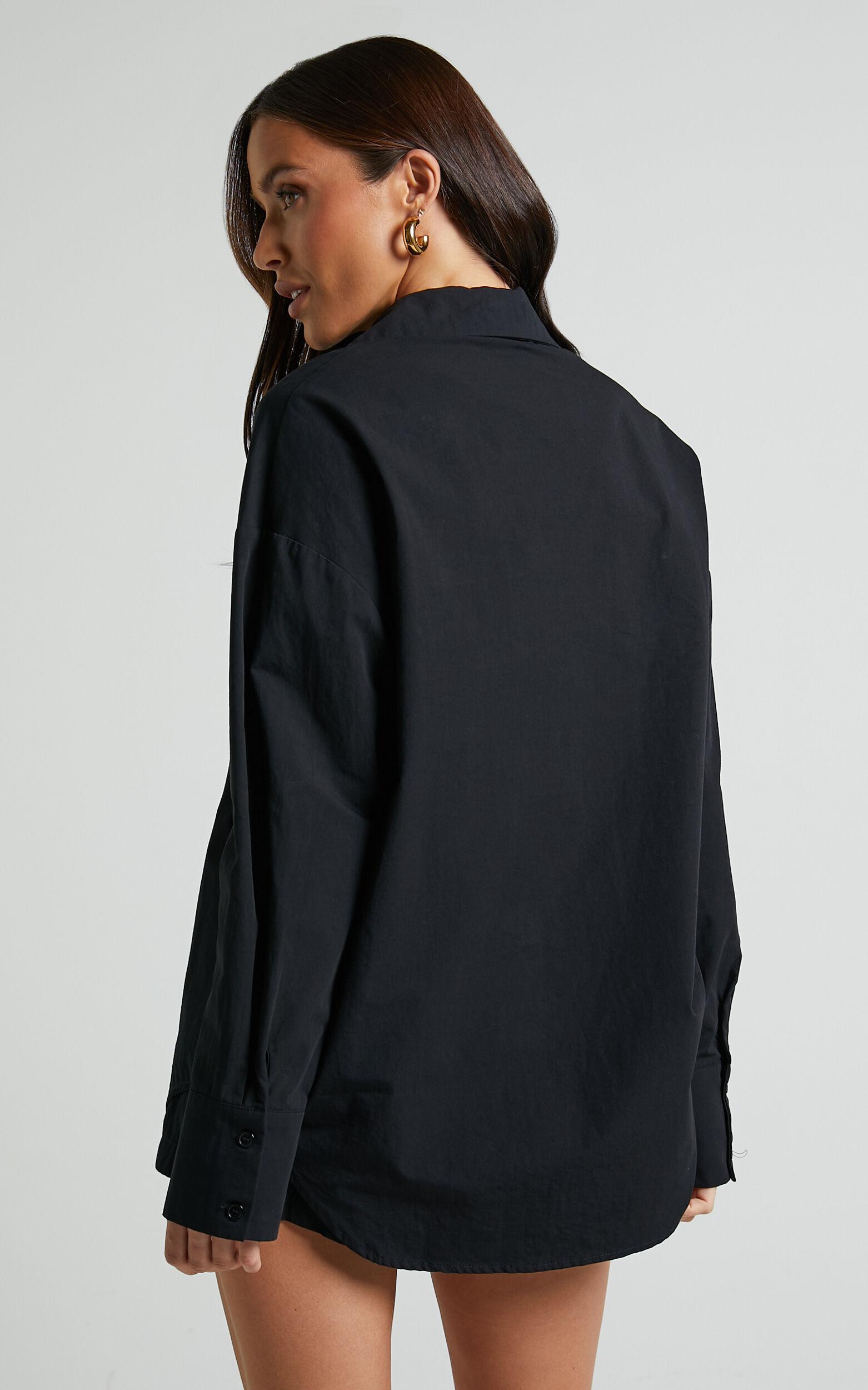 Terah Shirt - Button Up Shirt in Black Product Image