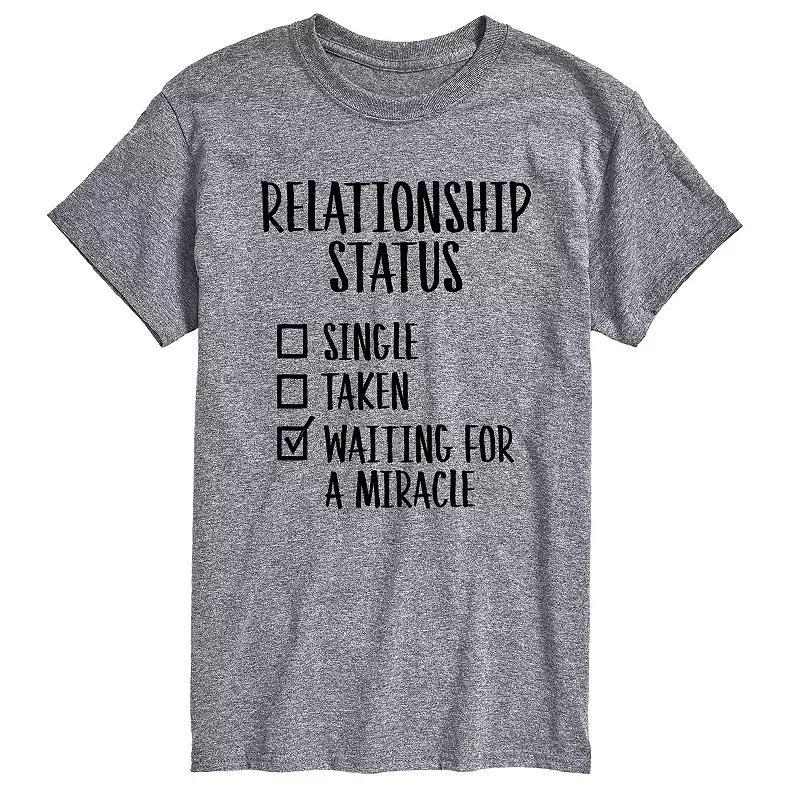 Men's Relationship Status Checklist Tee,  Product Image