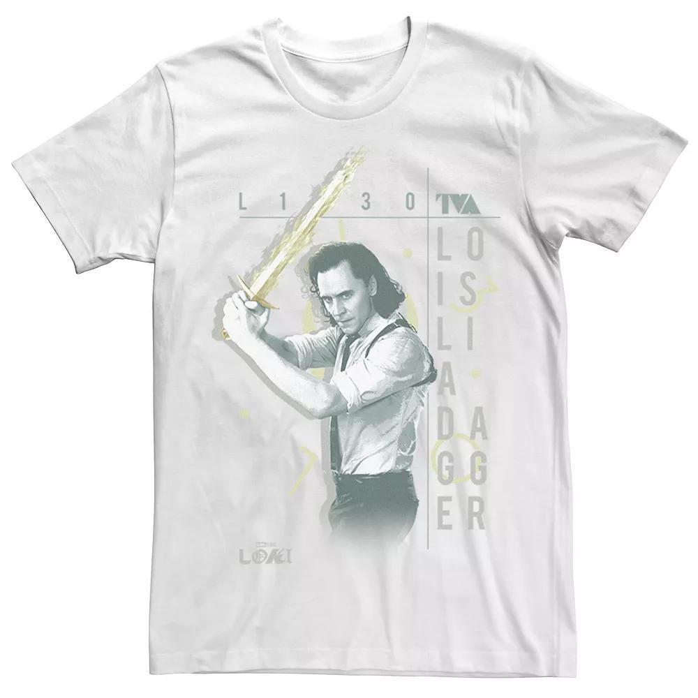 Men's Marvel Loki Battle Pose Portrait Tee, Boy's,  Product Image