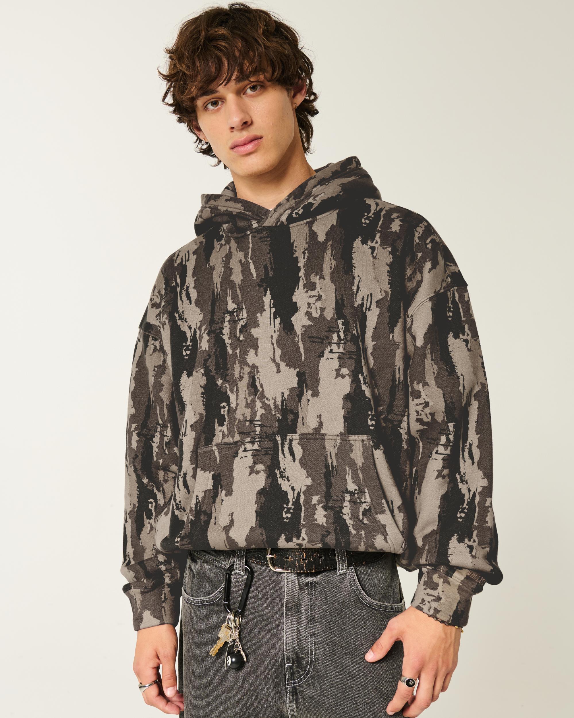 Boxy Camo Hoodie Product Image