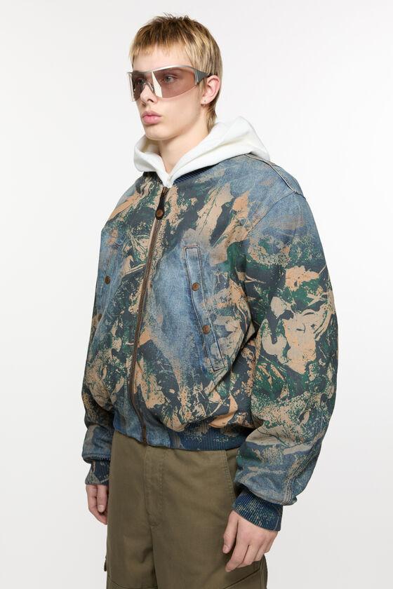 Denim bomber jacket Product Image