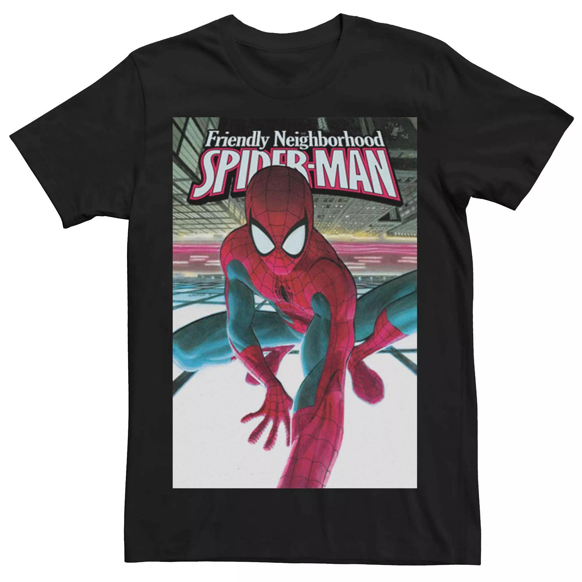Men's Marvel Spider-Man Short Sleeve Graphic Tee,  Product Image