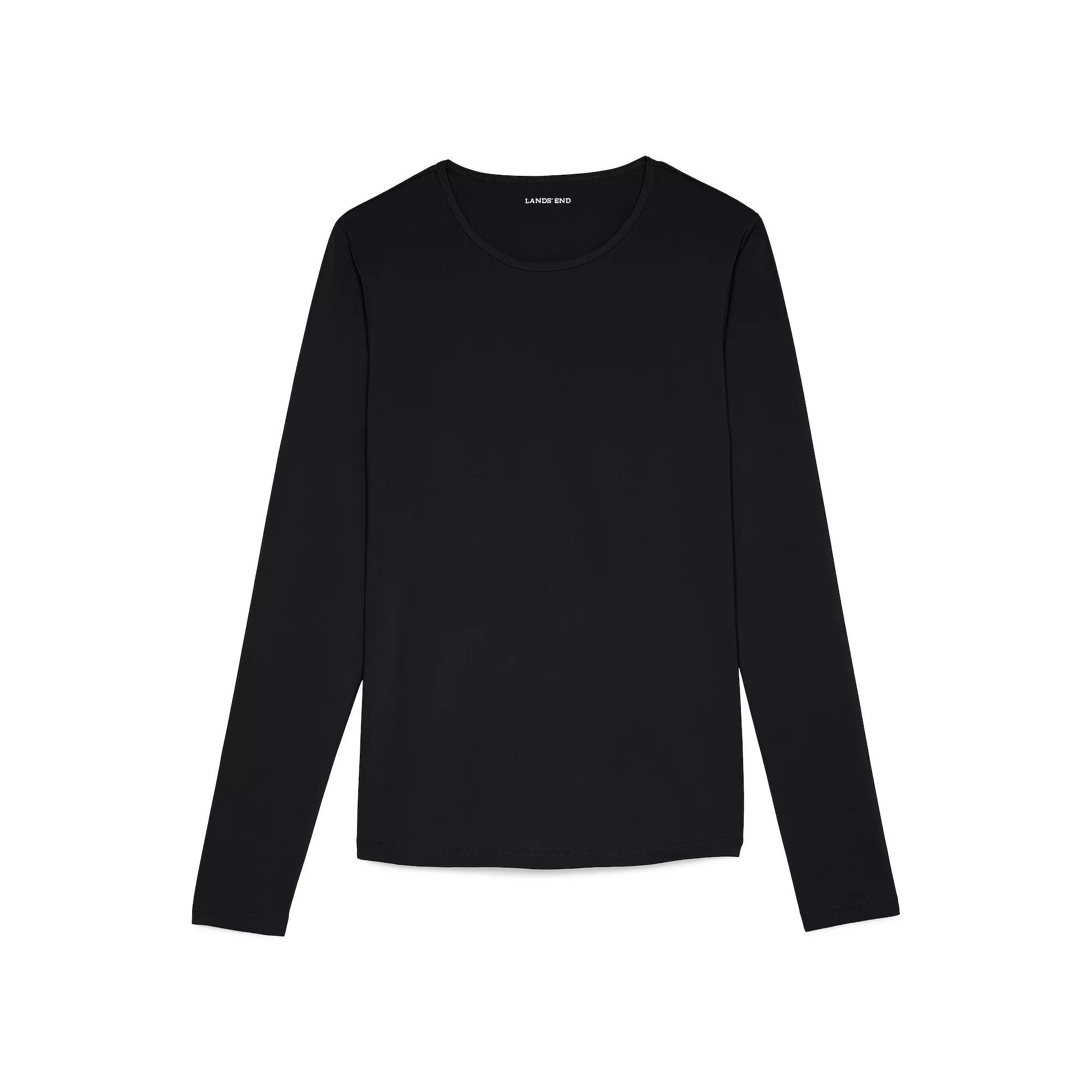 Petite Lands' End UPF 50 Long Sleeve Rash Guard, Women's,  Product Image