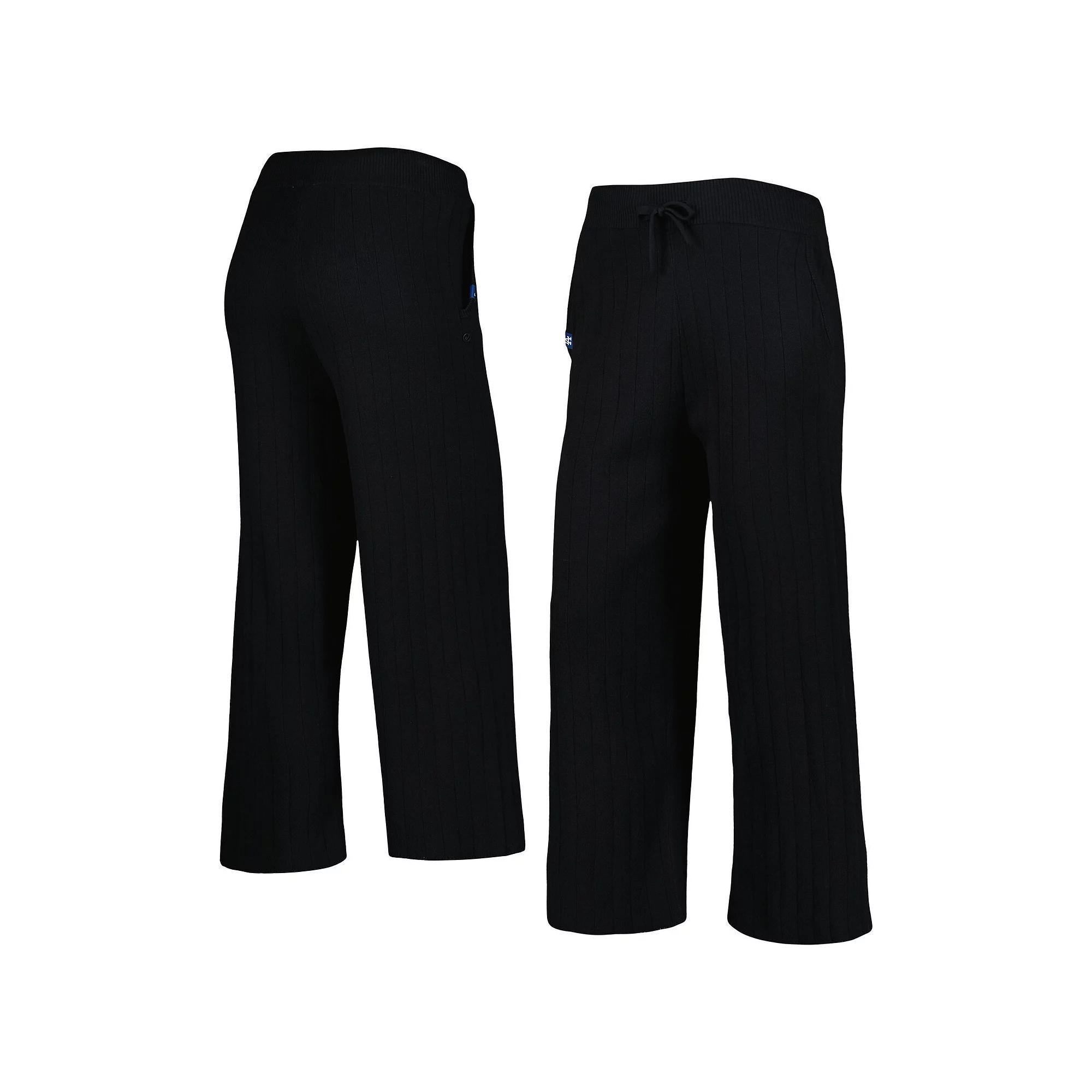 Women's Levelwear Black Los Angeles Dodgers Dream Icon Knit Pants,  Product Image