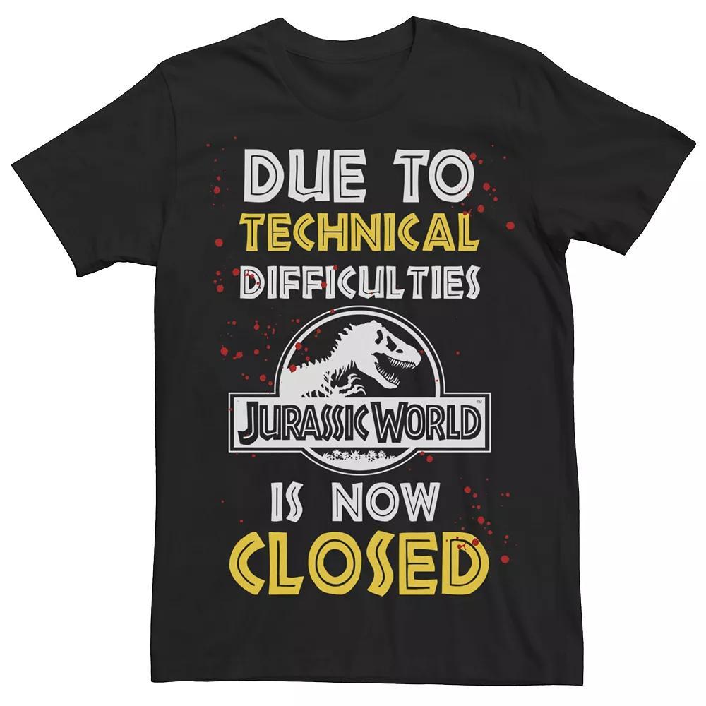 Men's Jurassic World Technical Difficulties Tee,  Product Image