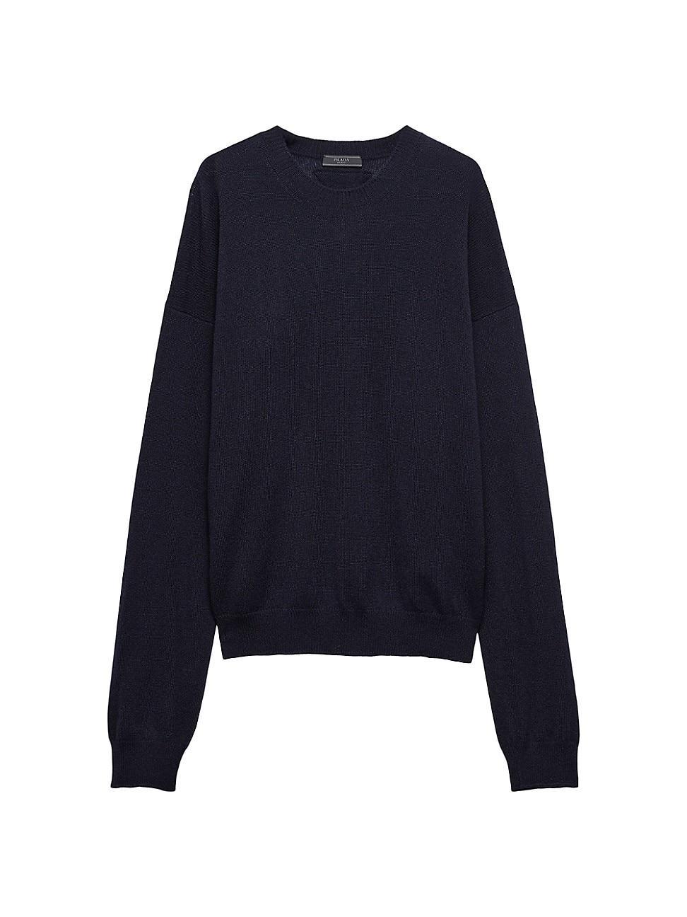 Mens Cashmere Crewneck Sweater Product Image