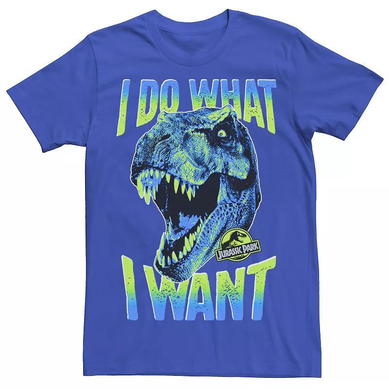 Men's Jurassic Park T-Rex I Do What I Want Tee, Size: 3XL, Kelly Product Image