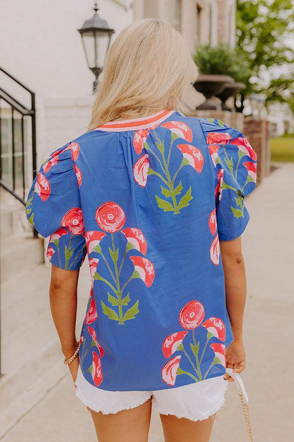 Tulip Picking Floral Top Product Image