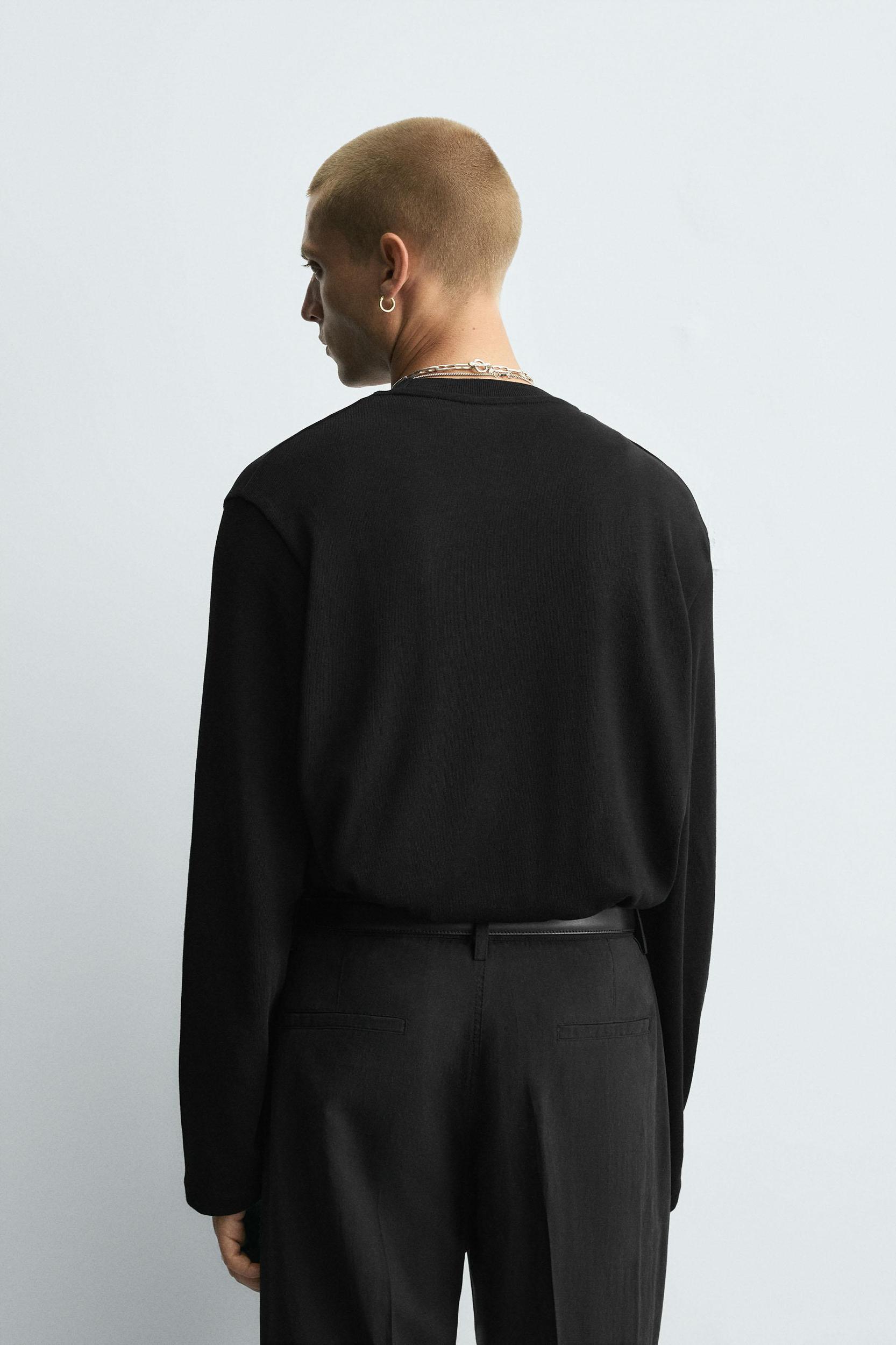 WASHED COTTON SWEATER Product Image