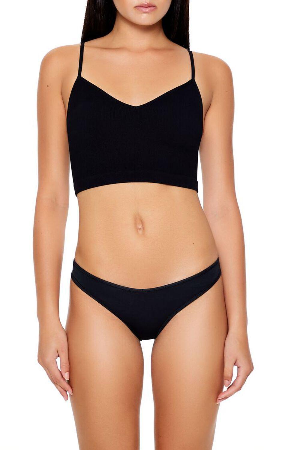 Cotton-Blend Bikini Panties | Forever 21 Product Image