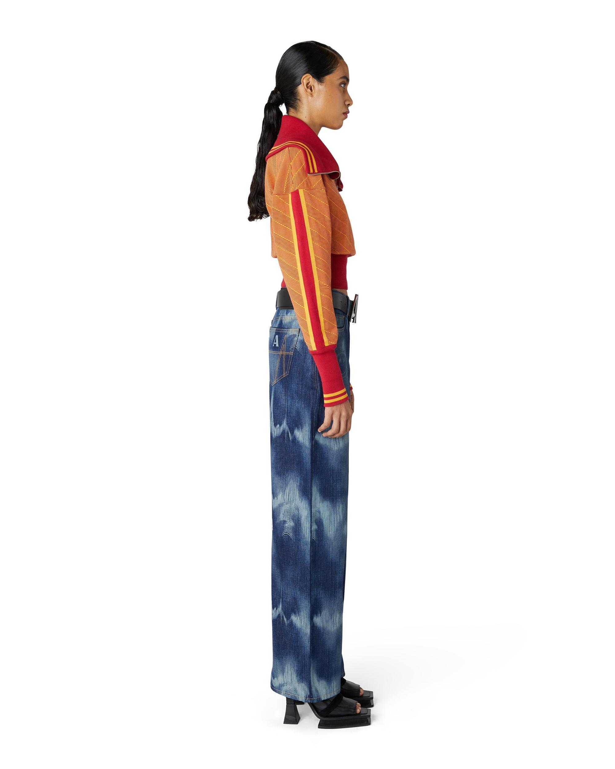 "A" Buckle Black Leather Belt Unisex Product Image