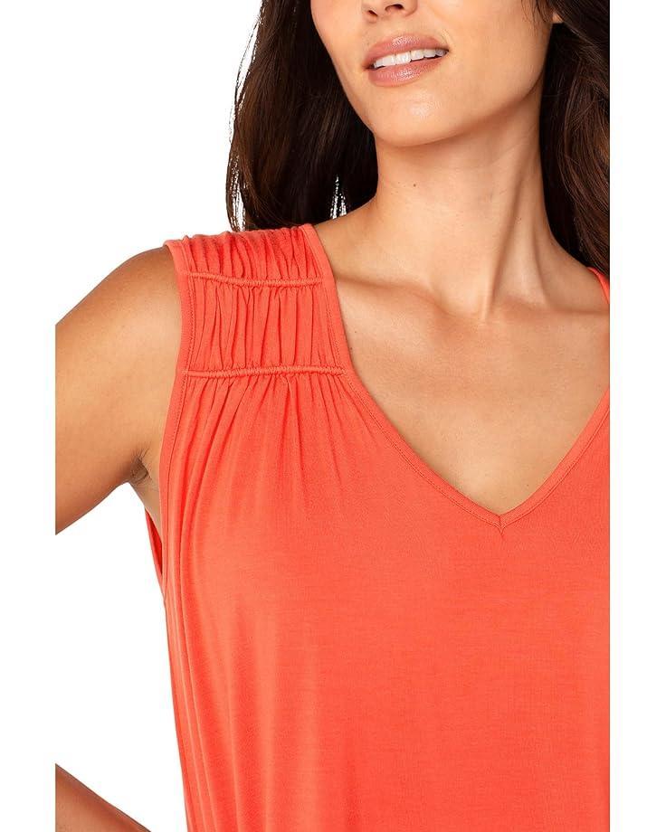 Short Sleeve Square Neck Woven Blouse Product Image