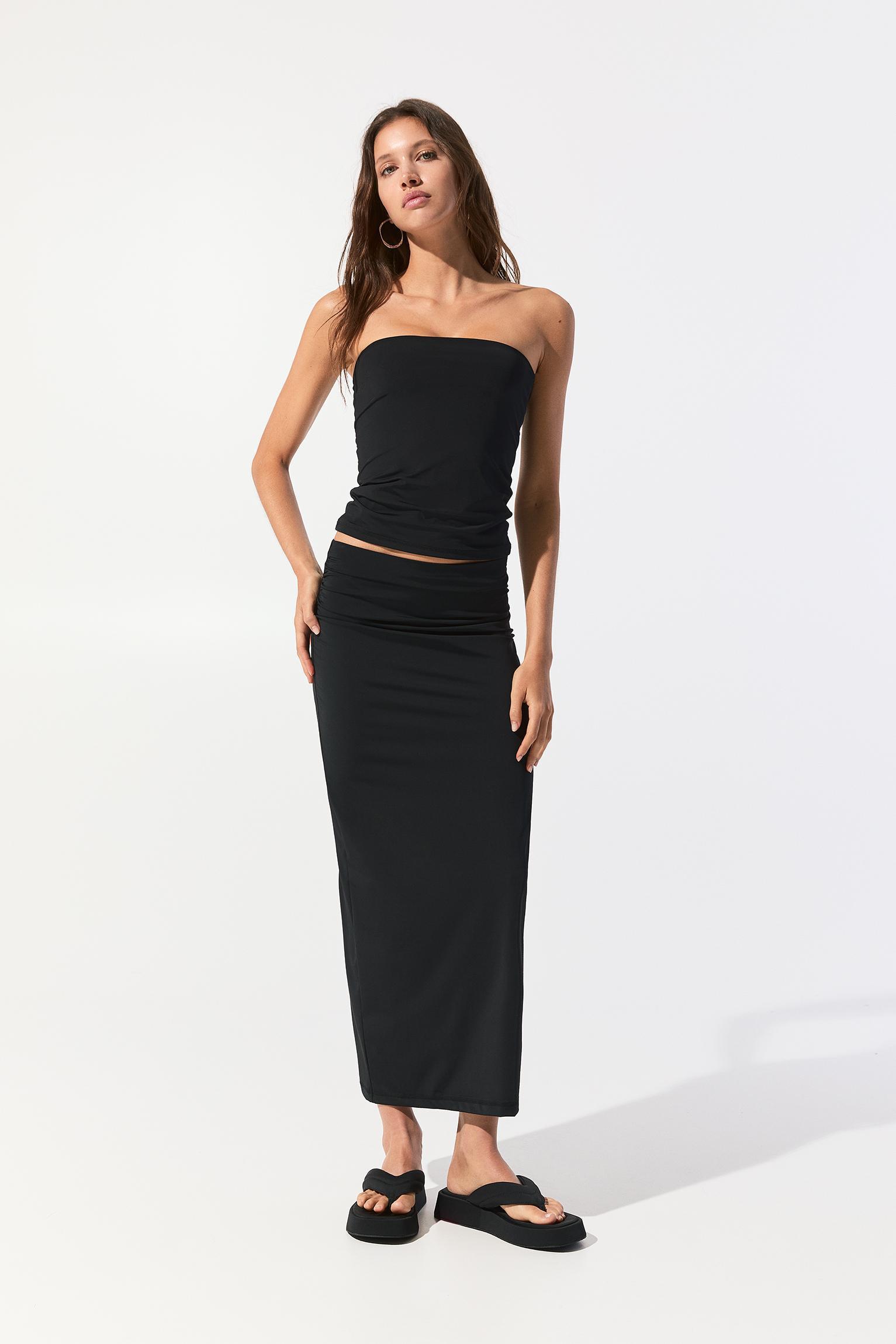 Polyamide strapless top Product Image