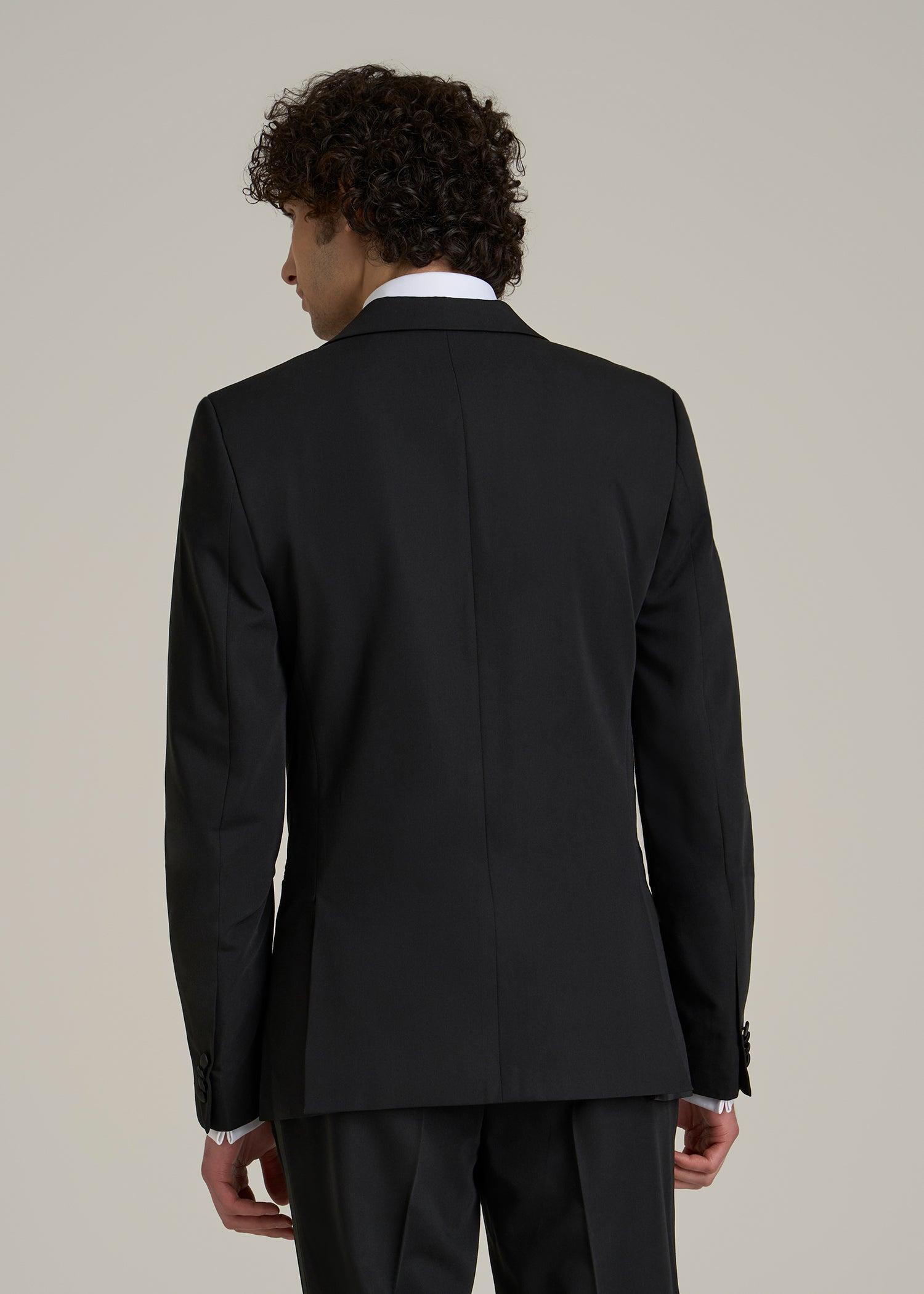 Tuxedo Jacket for Tall Men in Black Male Product Image