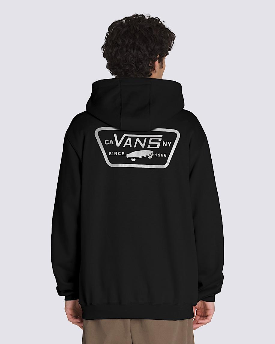 Full Patch Pullover Hoodie in Black| Vans US Product Image